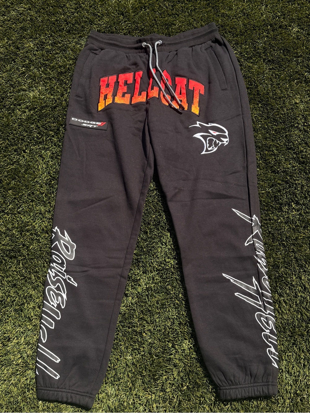 Dodge Hellcat Graphic Black Sweatpants